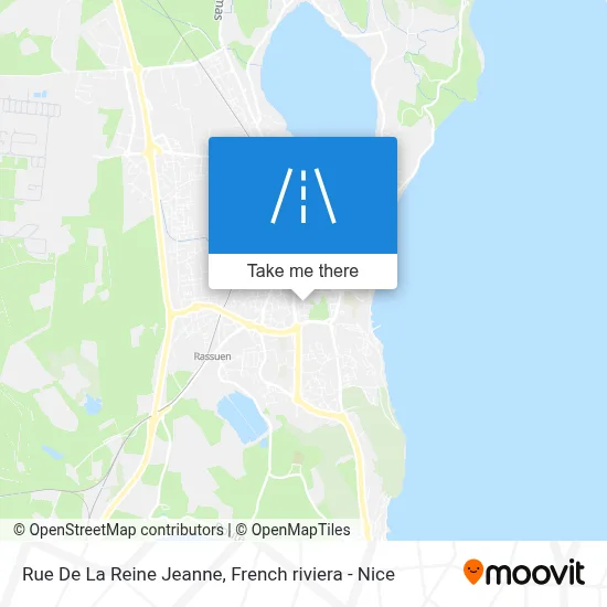 Rue De La Reine Jeanne map