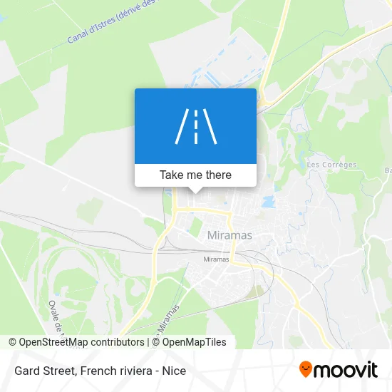 Mapa Rue Du Gard