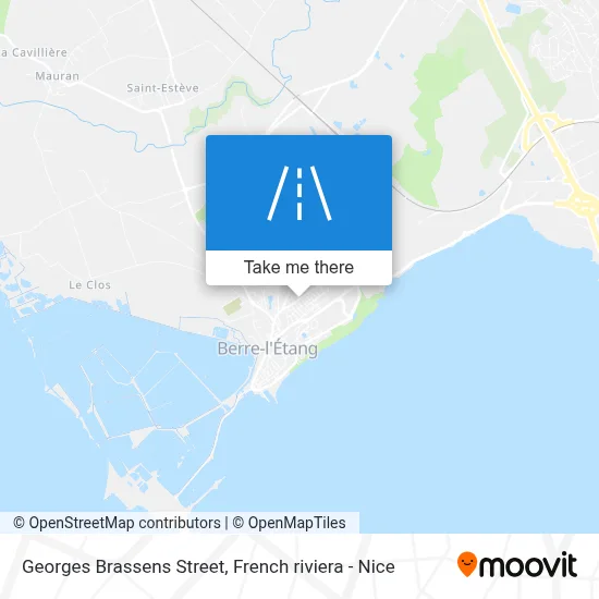 Rue Georges Brassens map