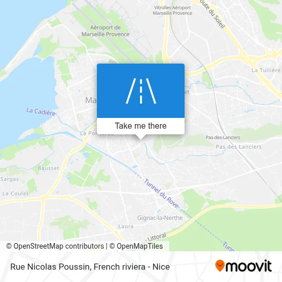 Mapa Rue Nicolas Poussin