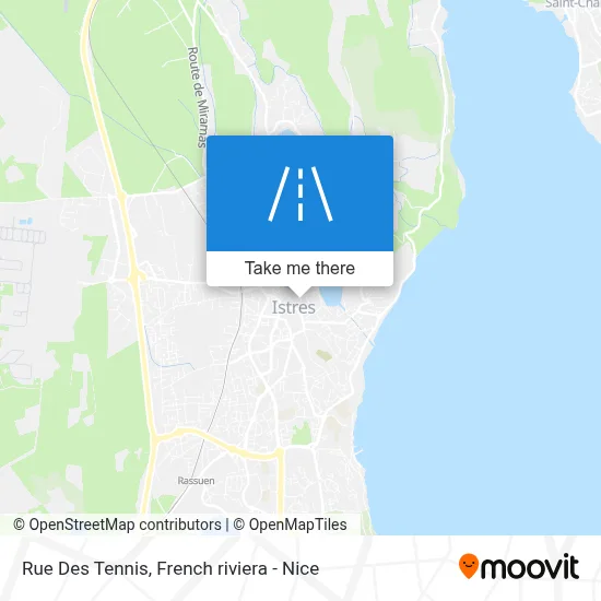 Rue Des Tennis map