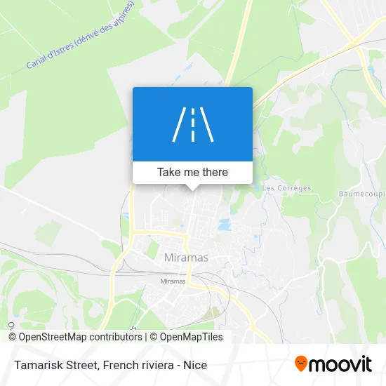 Rue Des Tamaris map