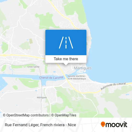 Rue Fernand Léger map