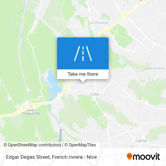 Mapa Rue Edgar Degas
