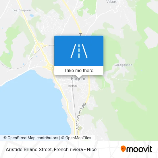 Rue Aristide Briand map
