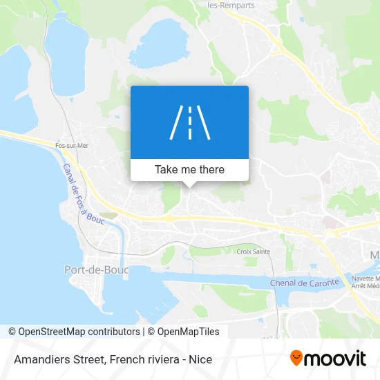 Rue Des Amandiers map