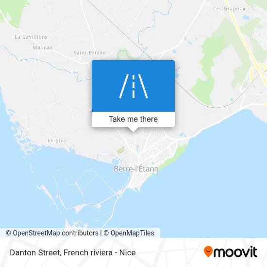 Rue Danton map