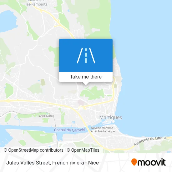 Rue Jules Vallès map