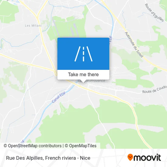 Rue Des Alpilles map