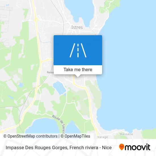 Mapa Impasse Des Rouges Gorges