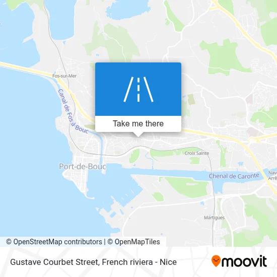 Rue Gustave Courbet map