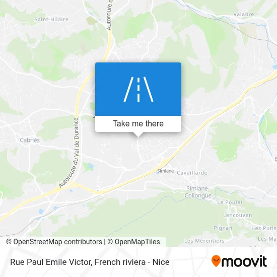 Rue Paul Emile Victor map