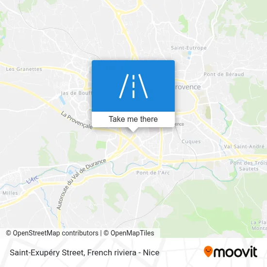Rue Saint-Exupéry map