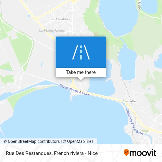 Mapa Rue Des Restanques