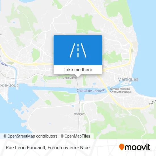 Rue Léon Foucault map