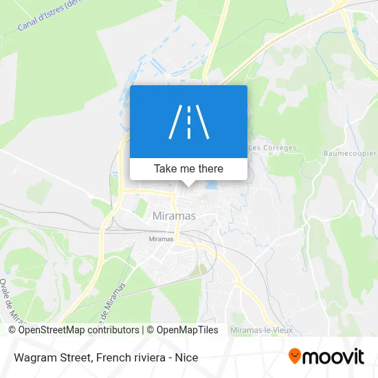 Mapa Rue De Wagram