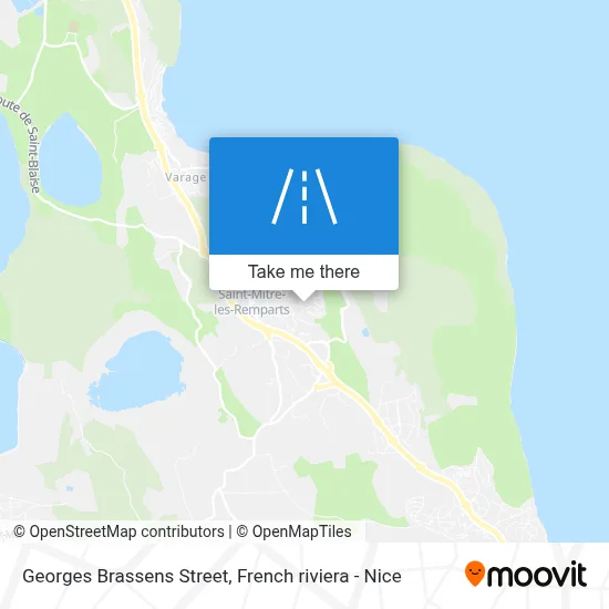 Rue Georges Brassens map
