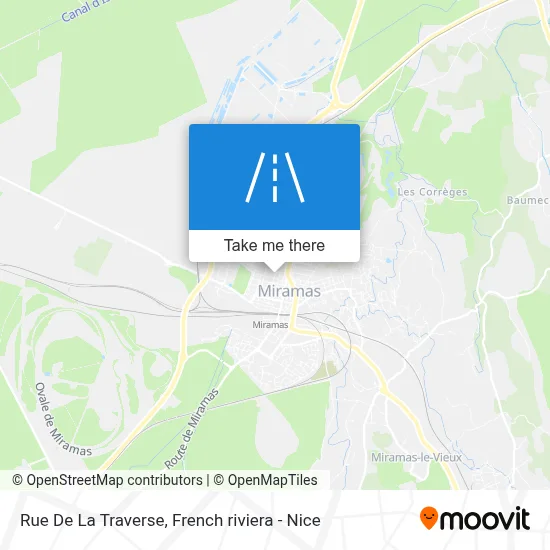 Rue De La Traverse map