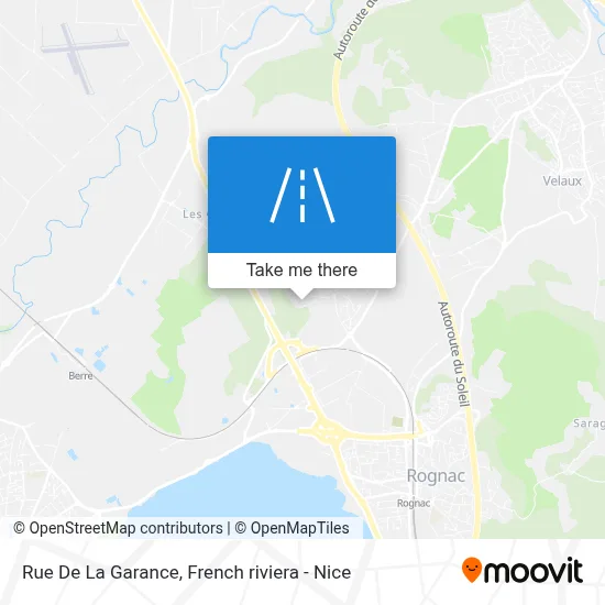 Rue De La Garance map