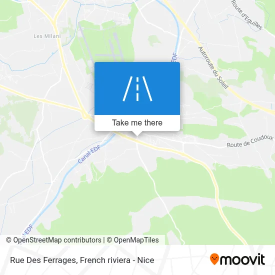 Mapa Rue Des Ferrages
