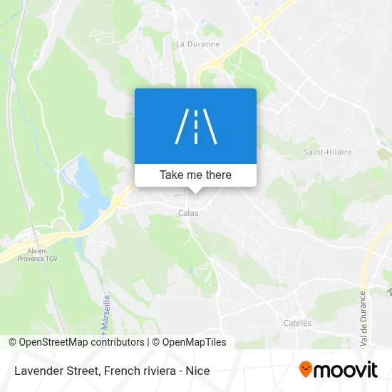 Rue De La Lavande map