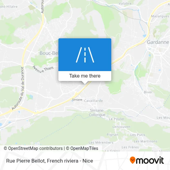 Mapa Rue Pierre Bellot