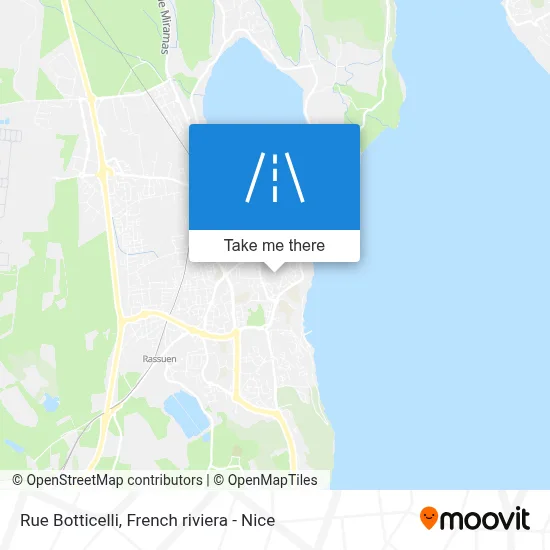 Rue Botticelli map