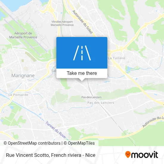 Mapa Rue Vincent Scotto