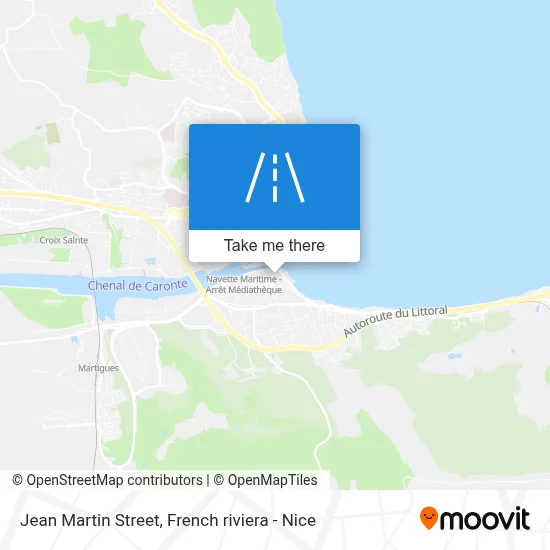 Rue Jean Martin map