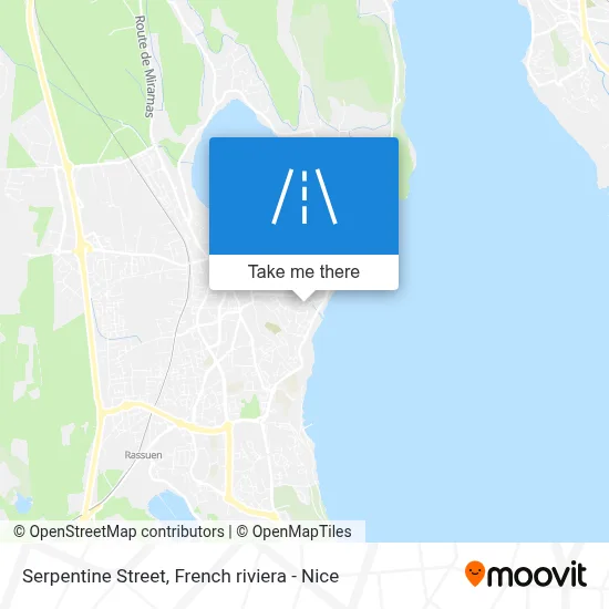 Mapa Rue Serpentine