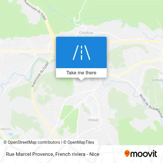 Rue Marcel Provence map