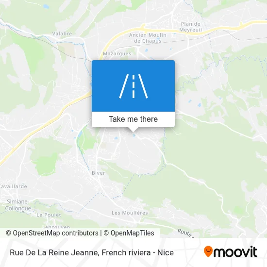 Rue De La Reine Jeanne map