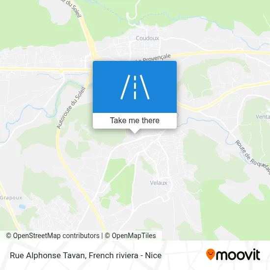 Rue Alphonse Tavan map