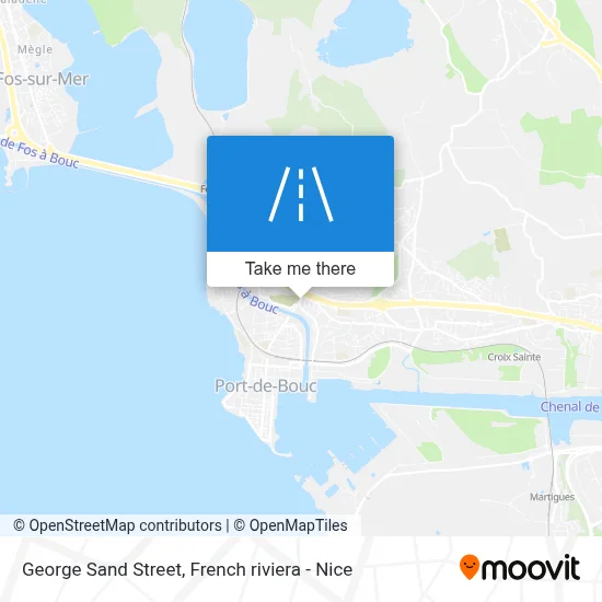 Mapa Rue George Sand