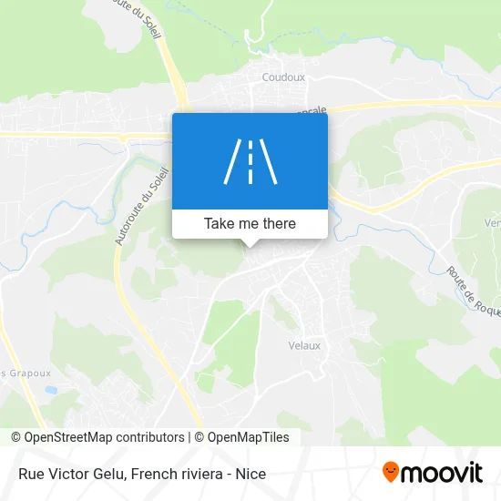 Mapa Rue Victor Gelu