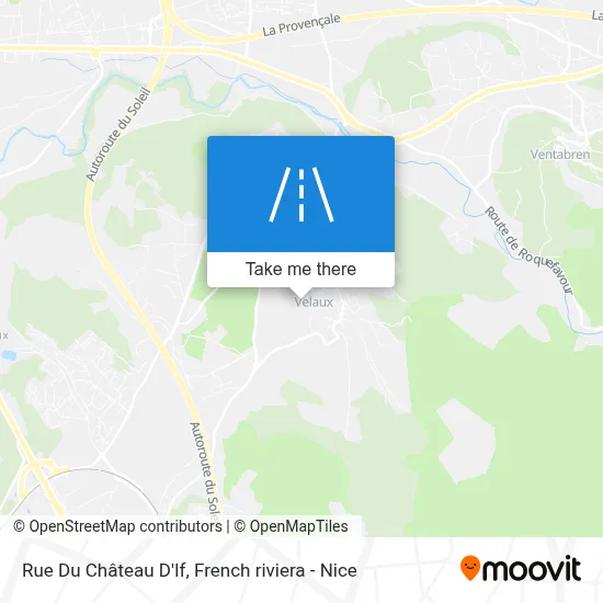 Rue Du Château D'If map