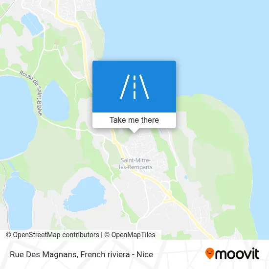 Mapa Rue Des Magnans