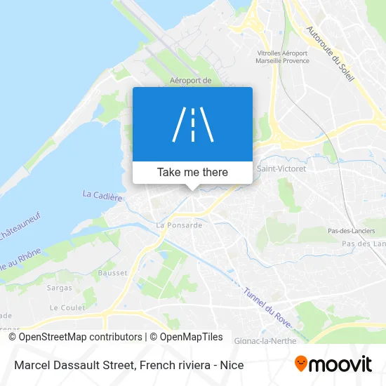 Mapa Rue Marcel Dassault