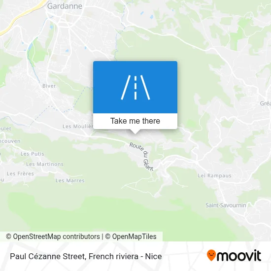 Rue Paul Cézanne map