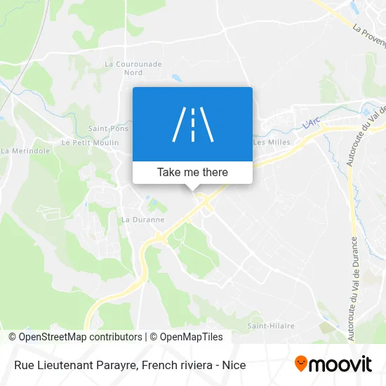 Rue Lieutenant Parayre map