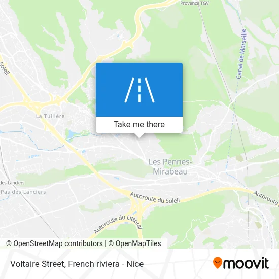 Rue Voltaire map