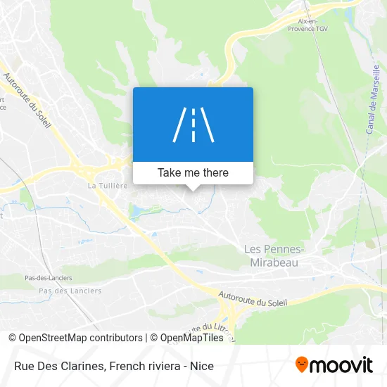 Rue Des Clarines map