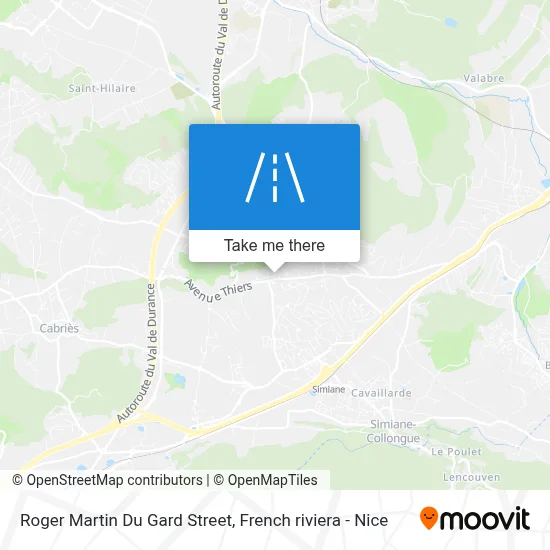 Rue Roger Martin Du Gard map