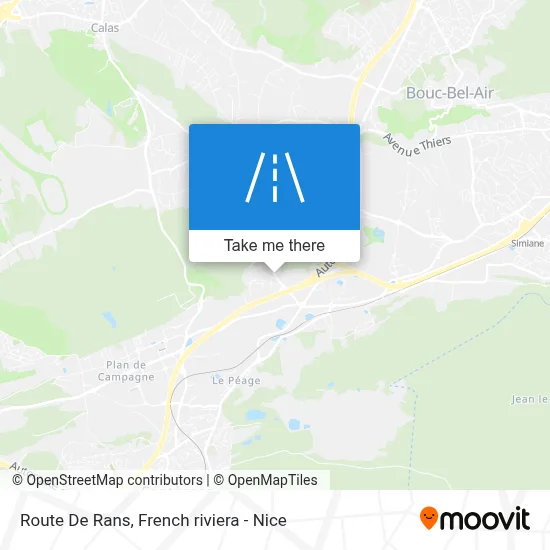 Route De Rans map