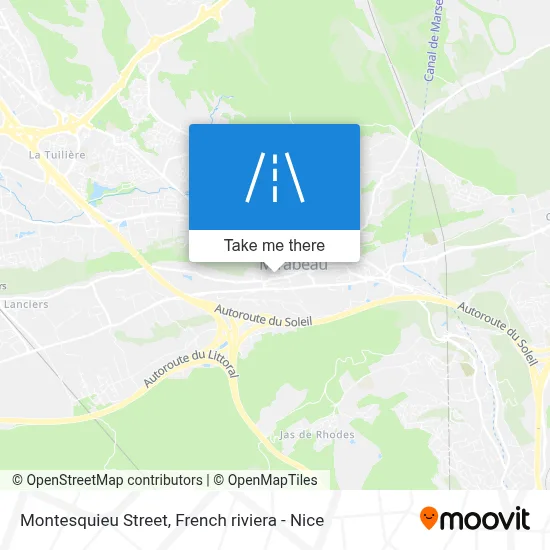 Mapa Rue Montesquieu