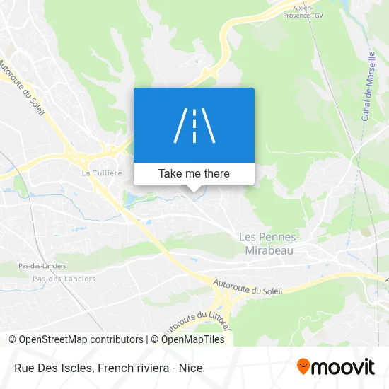 Mapa Rue Des Iscles