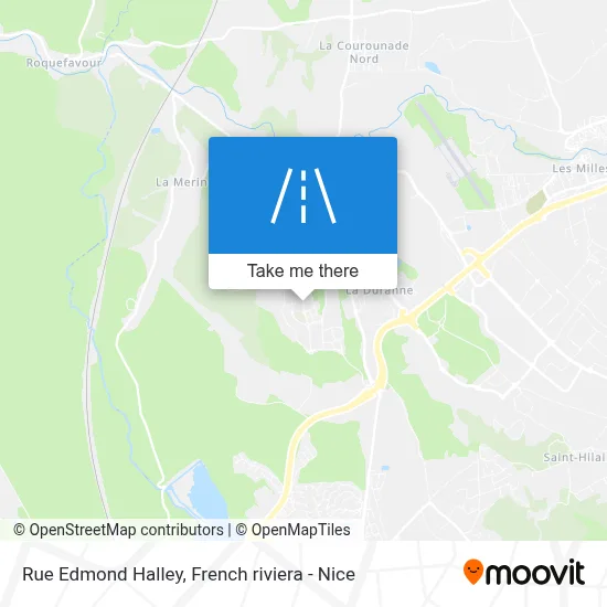 Mapa Rue Edmond Halley