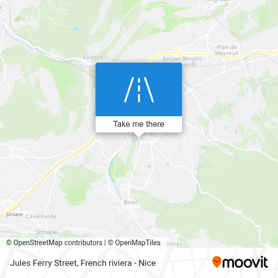 Mapa Rue Jules Ferry