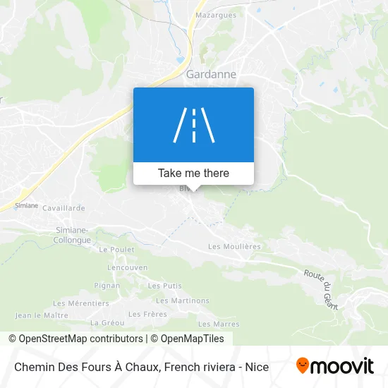 Chemin Des Fours À Chaux map