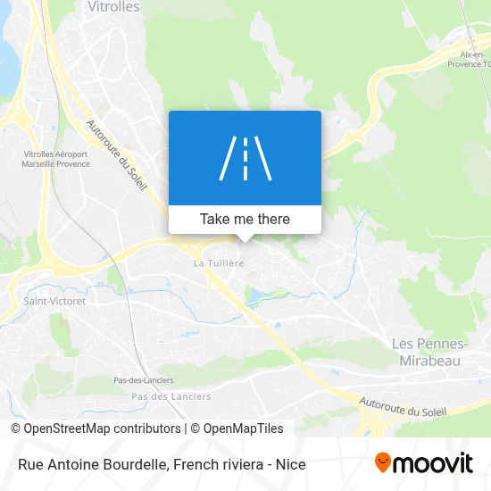 Rue Antoine Bourdelle map